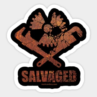 SALVAGED Ware - Skull n Crossbones Sticker